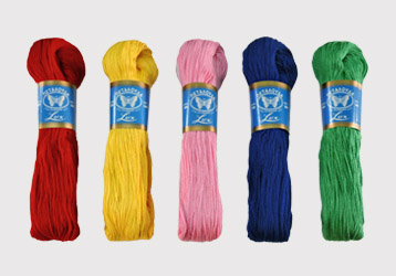 100% Cotton hand-knitting yarns for needles and crochet