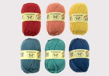 Imported handknitting yarns